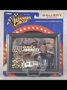 Winner's Circle Dale Jarrett #88 Framed NASCAR Collectible - Brown, Black, White